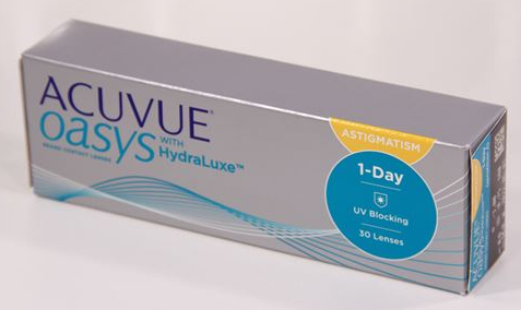 1 DAY Acuvue Oasys HYDRALUXE FOR ASTIGMATISM 30pk