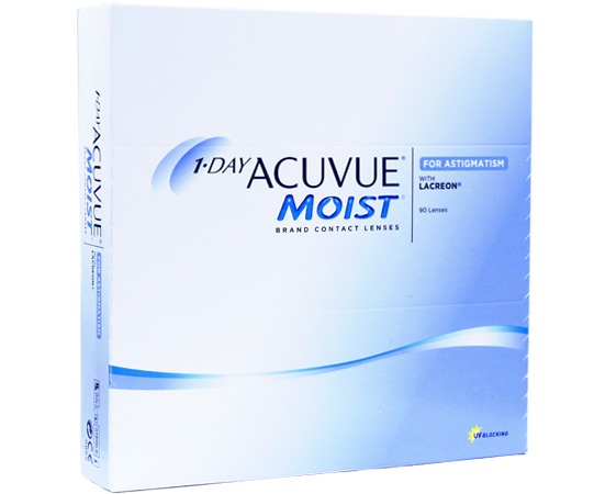 1-Day Acuvue Moist for Astigmatism 90pk